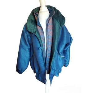 Vintage 90's IZZI Navy Blue Women's Medium Coat